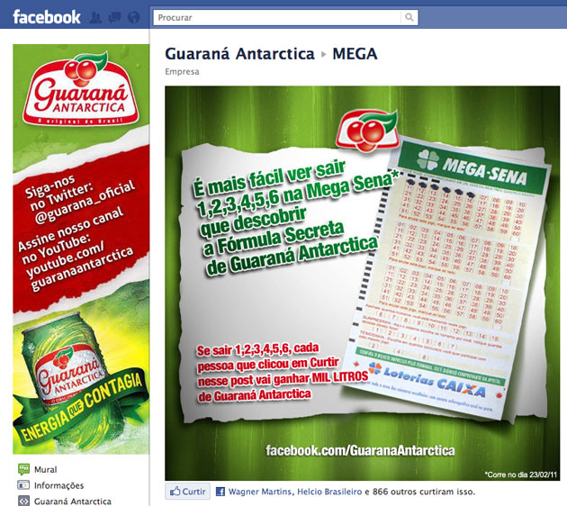 Guaraná Antarctica e Skol fazem sucesso no Facebook