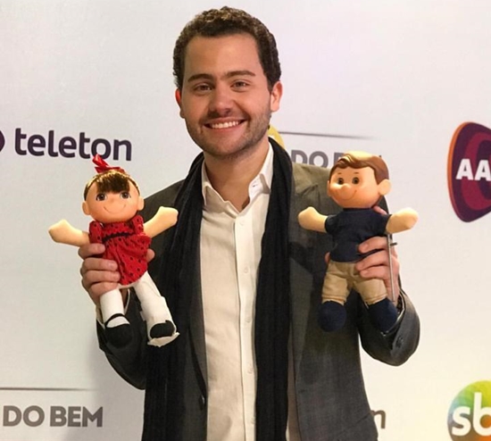 Símbolo do Teleton, Felipe Ventura celebra 20 anos de maratona do bem em prol da AADC