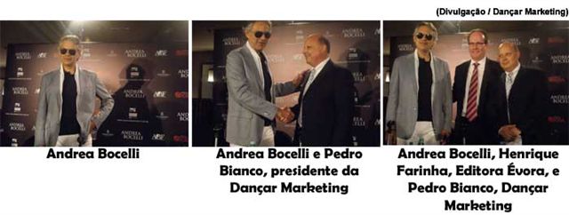 Andrea Bocelli declara amor ao Brasil