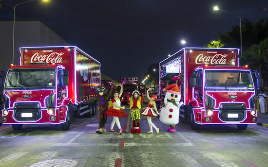Vila Azul do Mar recebe a Caravana Natal Coca-Cola neste fim de semana