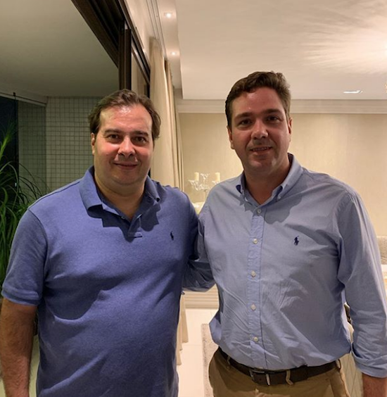 Eduardo Bismarck fala sobre as eleições na Câmara durante encontro com Rodrigo Maia