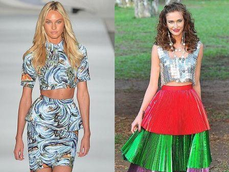 Candice Swanepoel e desfile no parque marcam SPFW