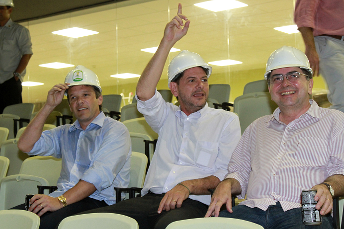 Ferruccio, Cid recebem Leônidas Cristino na Arena