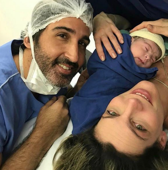 Nasceu a primogênita de Lucas Fiuza e Natália Colares