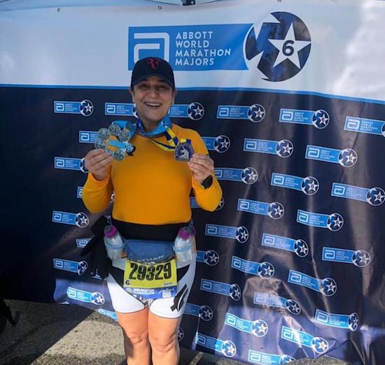Grande feito!! Patrícia Macêdo competa as seis Major Marathons após corrida em Boston