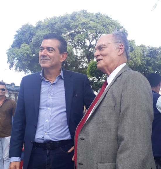 Alexandre Pereira recebe Roberto Freire em Cascavel