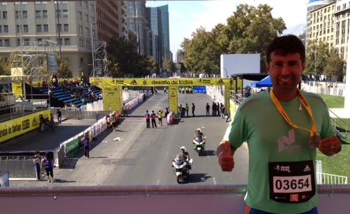 Marcos Novaes participa de Maratona no Chile