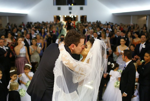 O chic casamento de Larissa Benevides e André Campos