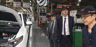 China: Camilo se reúne com governador de Fujian e visita montadora