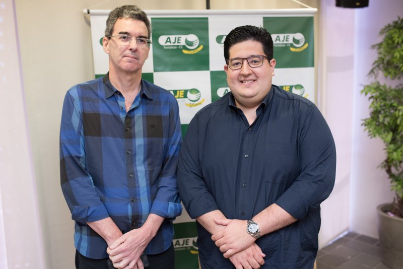 Geraldo Luciano fala sobre sua trajetória de sucesso durante almoço com jovens empresários