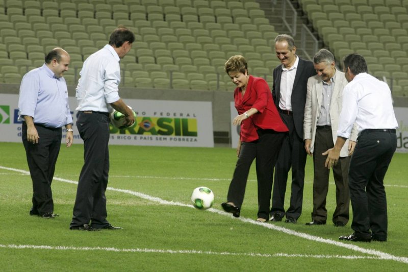 Cid e Dilma inauguraram a Arena Castelão