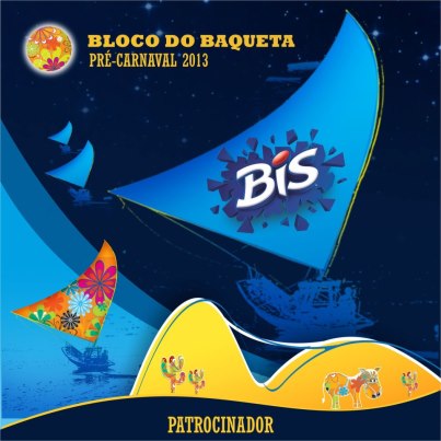 Chocolate Bis patrocina o Bloco do Baqueta