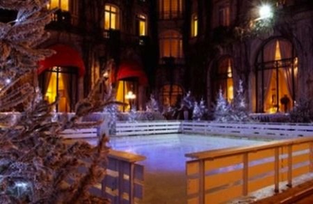 Em Paris, restaurante no gelo