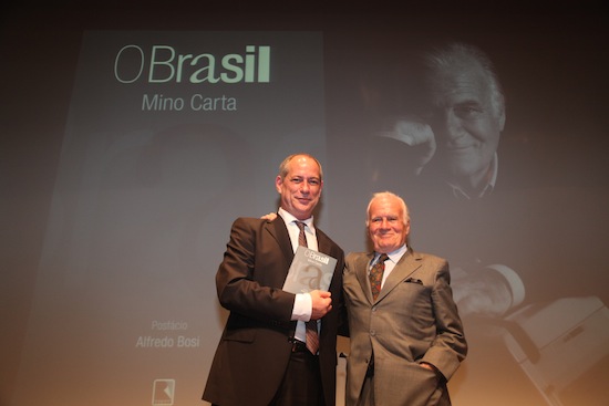 Ciro Gomes apresenta “O Brasil”, de Mino Carta