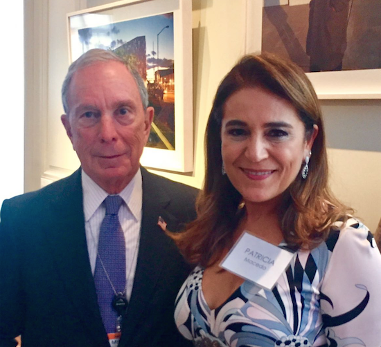 Patrícia Macêdo em evento em Nova Iorque