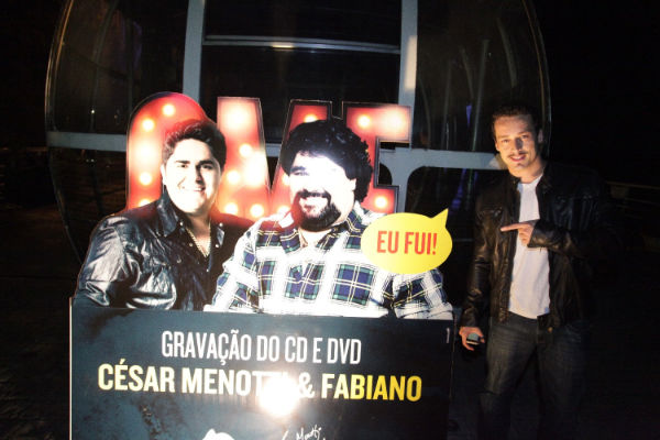 Gravação do DVD de Cesar Menotti & Fabiano lotado de famosos