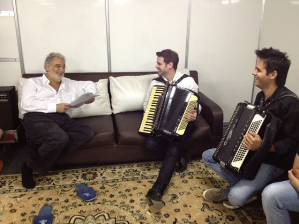 Centro de Eventos do Ceará foi inaugurado com show de Plácido Domingo e Ítalo & Renno
