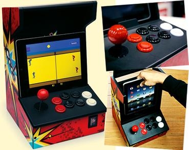 Imaginarium tem suporte para iPad em forma de fliperama