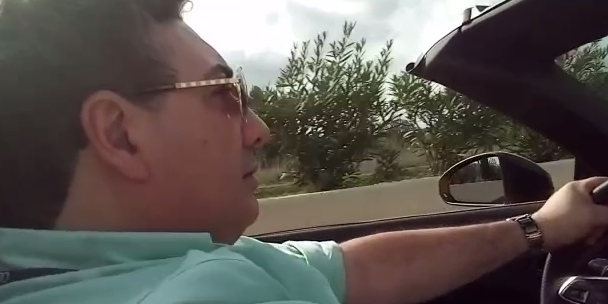 Marcos Dias Branco testa novo Audi R8, em Ibiza