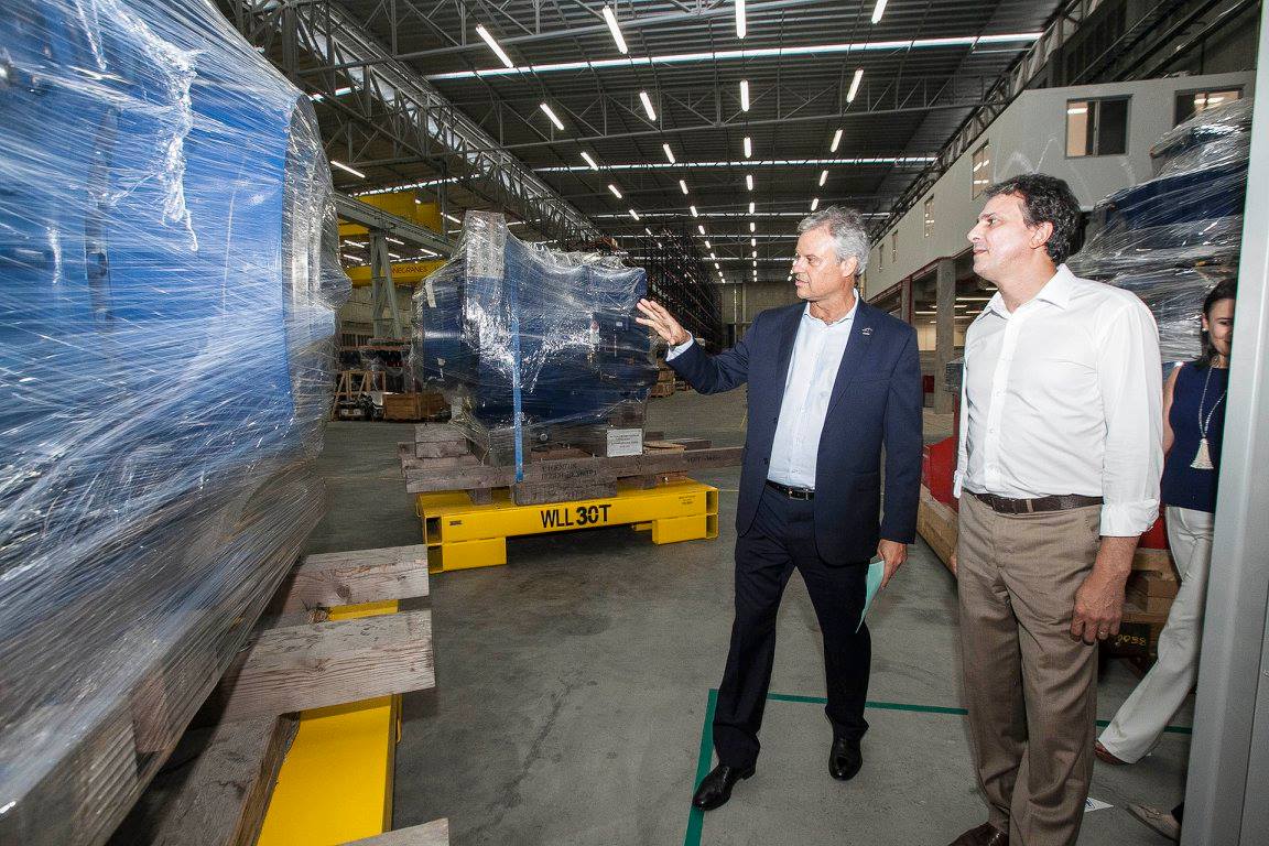 Vestas: Eólica dinamarquesa inaugura fábrica no Ceará