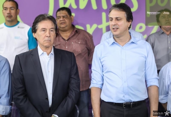 Camilo e Eunício assinam ordem de serviço no Aeroporto de Juazeiro