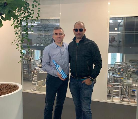 André Linheiro visita a sede do Grupo Vinovalie, no Sul da França