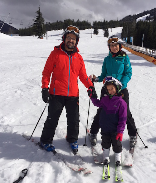Márcio Crisóstomo curte temporada de neve e esqui no Canadá