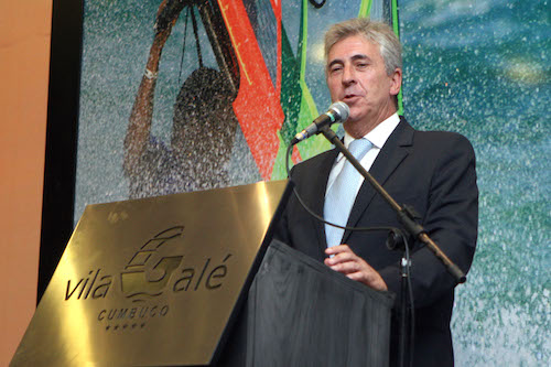 Jorge Rebelo festeja o resultado de seus hotéis no Brasil