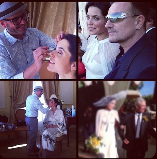 Integrante do U2 casa com modelo brasileira