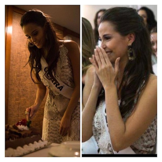Miss Ceará ganha surpresa no seu birthday