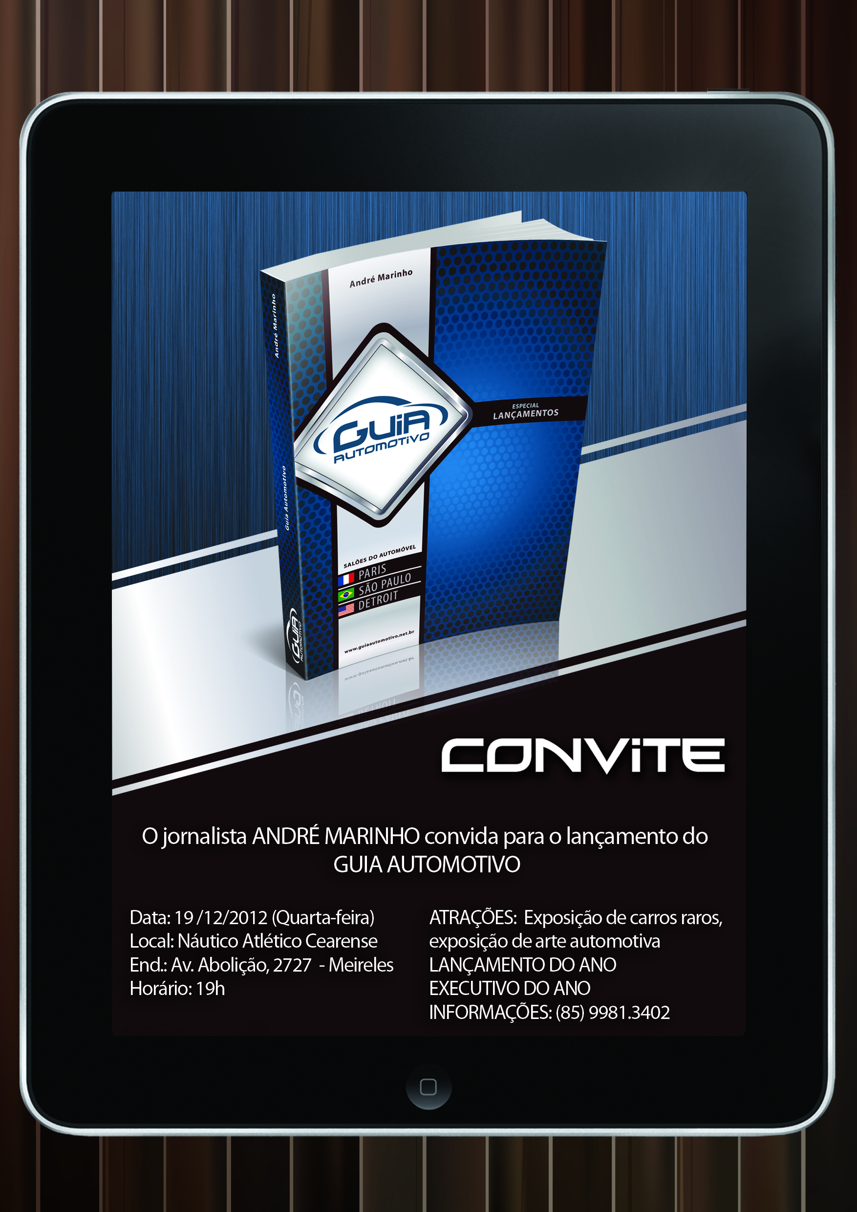 André Marinho lança a edição 2012 do Guia Automotivo