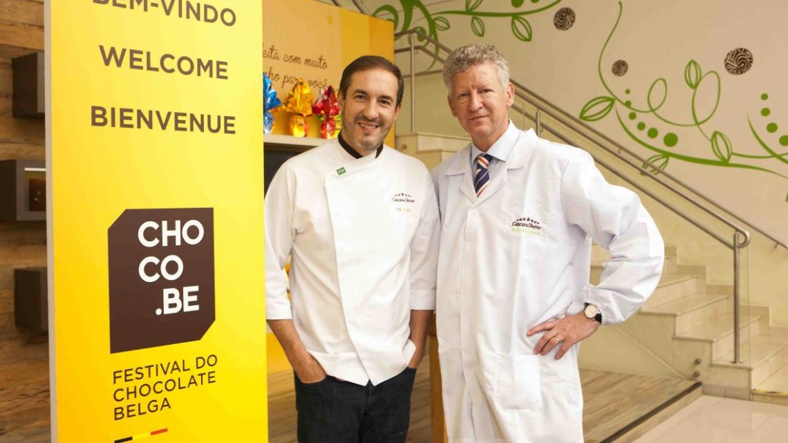 Cacau Show recebe ministro do Comércio Exterior da Bélgica