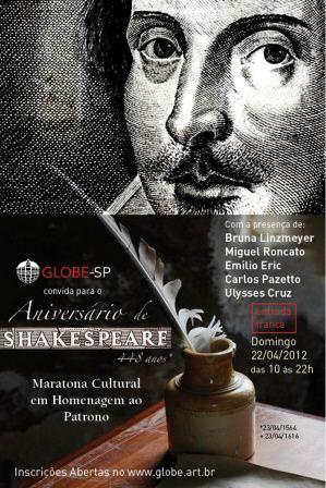 O aniversário de Shakespeare