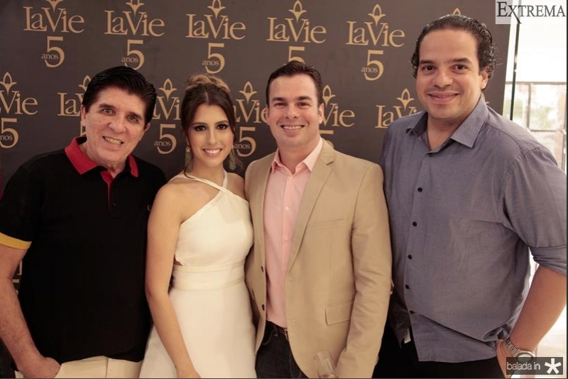 Tayra Romcy e Leonardo Aguiar pilotam coquetel em comemoração aos 5 anos da LaVie