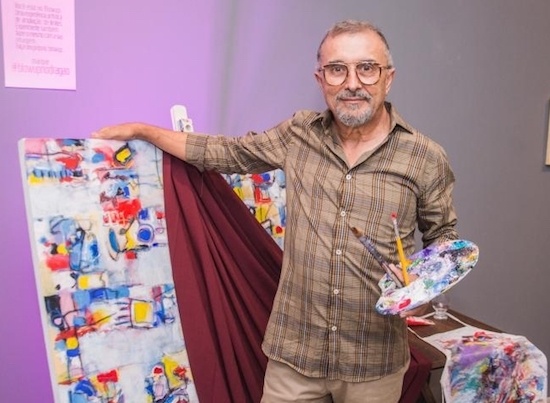 Eduardo Odécio expõe nova série de pinturas em Juazeiro do Norte