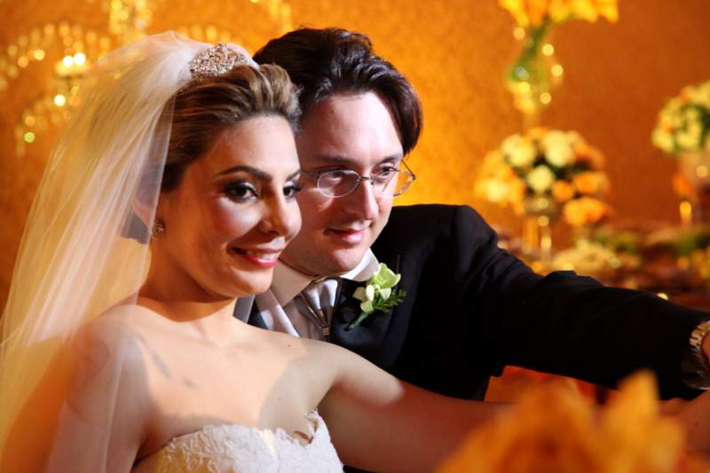 Paulo José soltou a voz e encantou a todos no casamento de Paulo Linhares Asfor e Nayara Duavi Lima