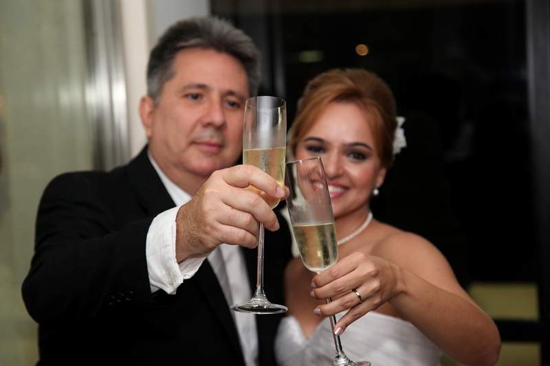 Marcia Sucupira e Ielton Barreto se tornaram marido e mulher