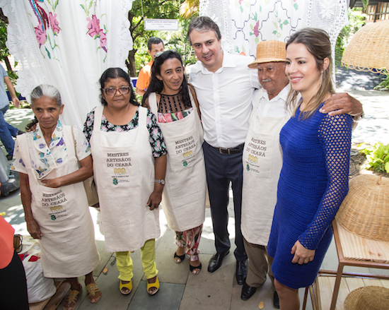 Camilo e Onélia inauguram Centro de Rendeiras da Prainha