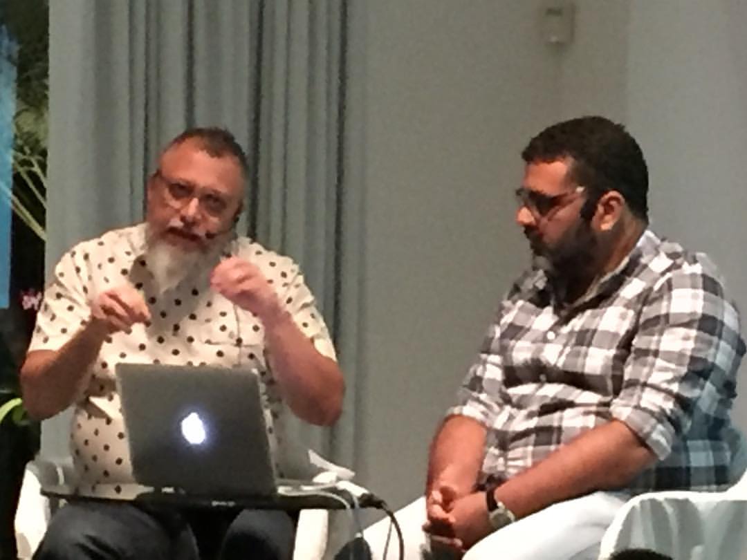 Bia Perlingeiro promove encontro de Efrain Almeida e Marcelo Campos na Multiarte