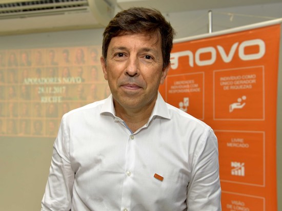 João Amoêdo apresenta Geraldo Luciano como presidente do Diretório Estadual do Novo