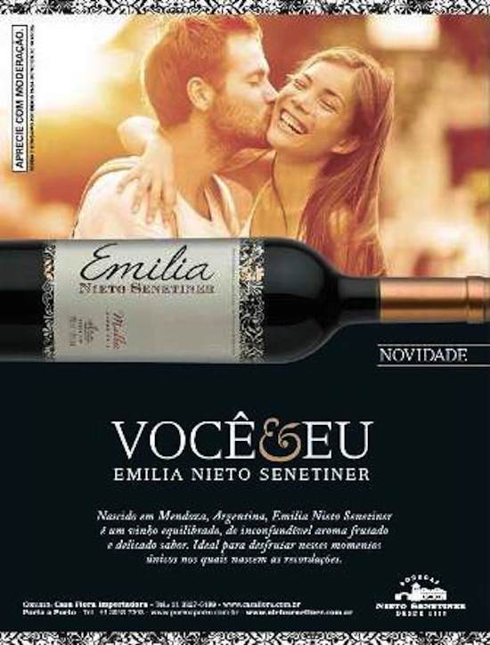 Ação de comunicação vai expor o novo conceito do vinho Emília