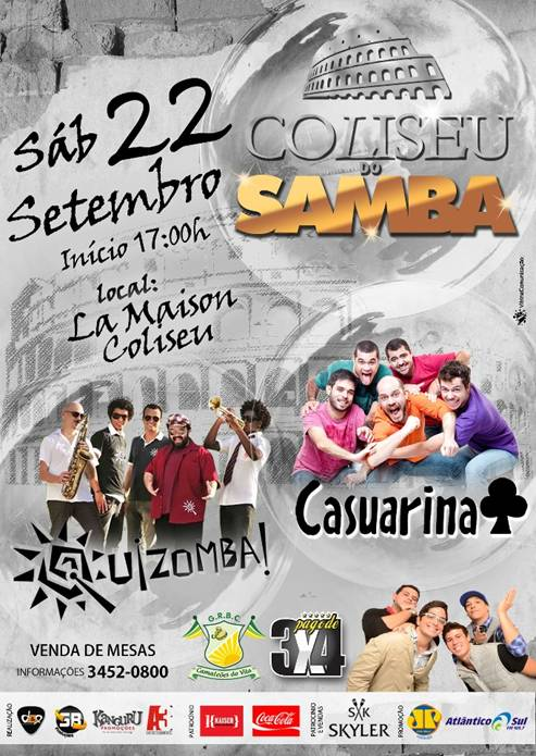 O samba vai rolar solto amanhã no Coliseu do Samba