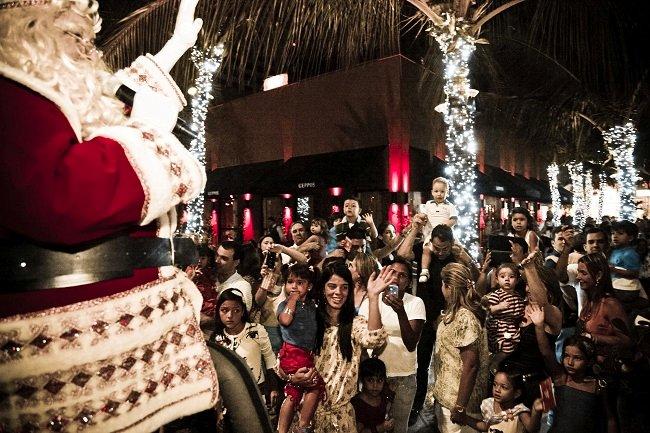 Papai Noel chega no sábado ao Jardins Open Mall