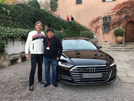 George Lima e Johannes Roscheck visitam Chateau Sainte Roseline