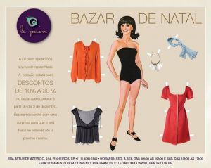 Le Paon promove bazar de Natal