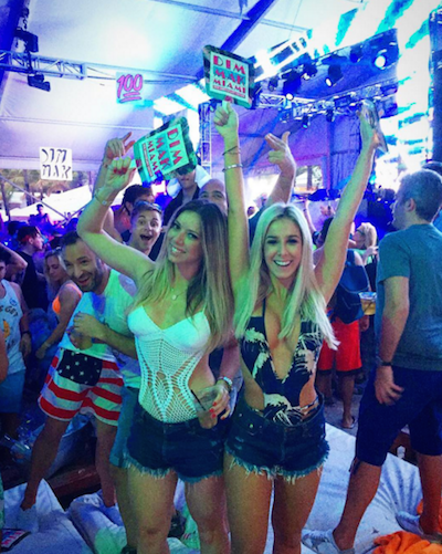 Cearenses se jogam na pista do Ultra Music Festival, em Miami