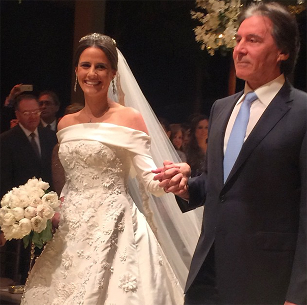 Eunício Oliveira reúne poderosos no casório de sua filha,  em Brasília