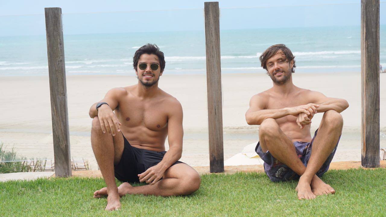 Rodrigo Simas e Kayky Brito curtem weekend em Fortaleza