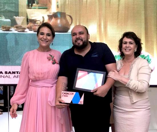 Neuma Figueiredo pilota solenidade de entrega do Prêmio CASACOR Ceará 2018