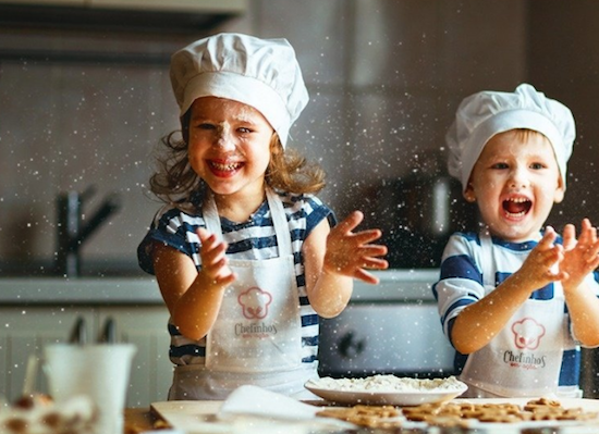 Geppos e Jardins Open Mall realizam oficina de pizza para crianças
